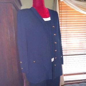 St John Navy Blazer Vintage 90's